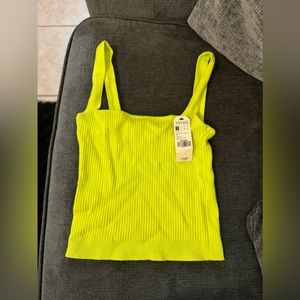 NWT Garage Square Neck Sweater Tank Top Size XS